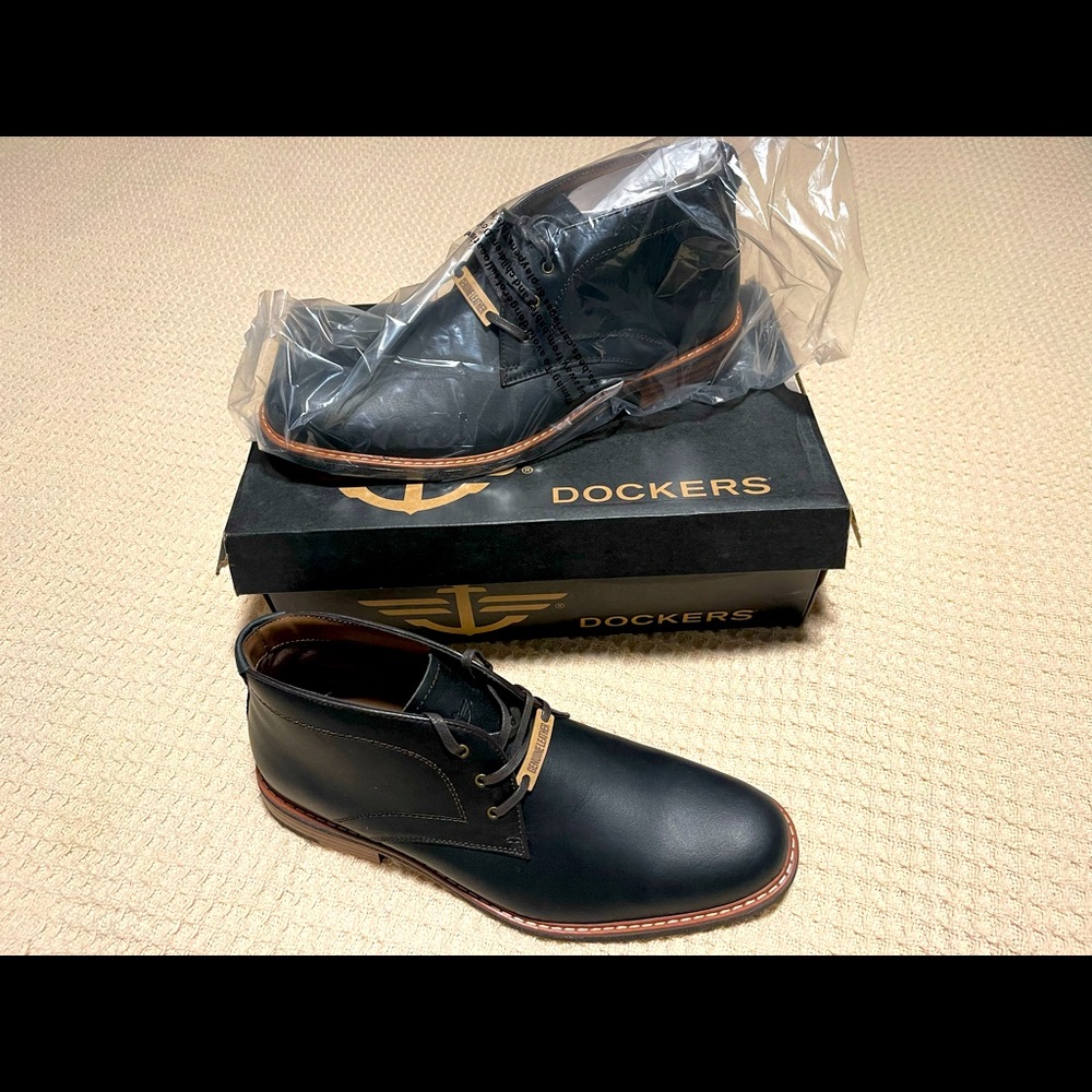 Men’s Docker dress lace up boots